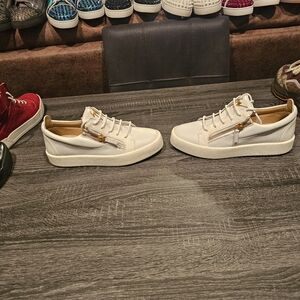 White Leather Women's Sneakers